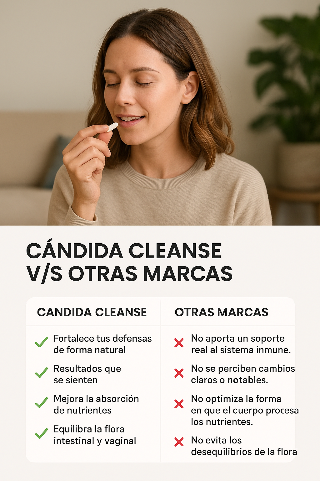 Cápsulas Cándida Cleanse - El equilibrio que necesitas.