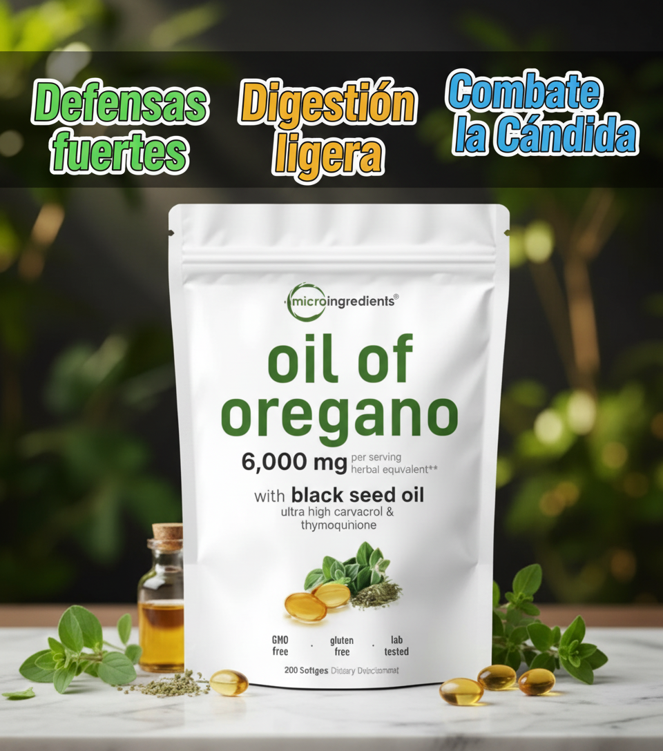 Cápsulas Aceite de Orégano - Mejora tu día a día
